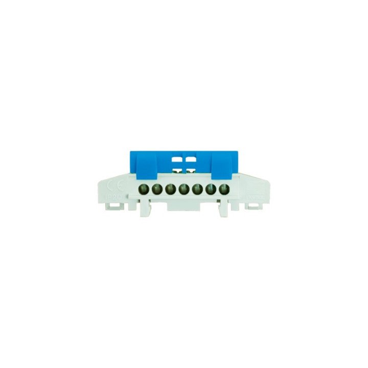 Clamp blue insulated 7x16mm2 DIN rail