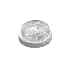 RIVA luminaire with transparent celing light white housing E27 max 100W IP44 230V