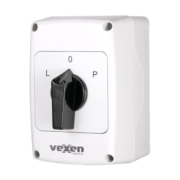 PNGRS3211 motor reversing сam switch L-0-R 3P 32A IP65