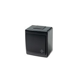 BETA crosswitch surface black IP44 UV protection