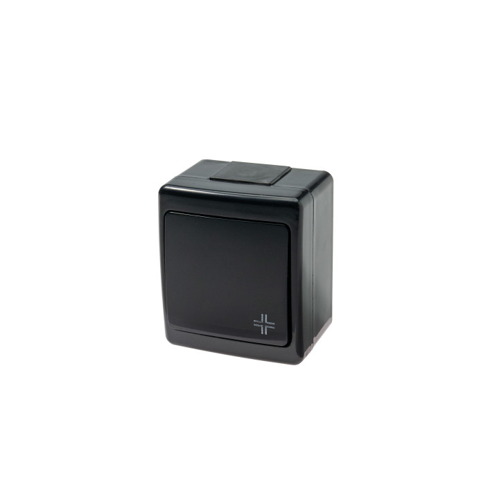 BETA crosswitch surface black IP44 UV protection