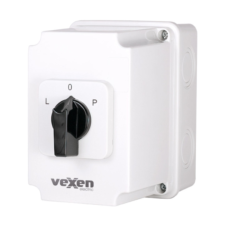 VEXEN PN2RS4011 paketslēdzis L-0-R 3P 40A IP65