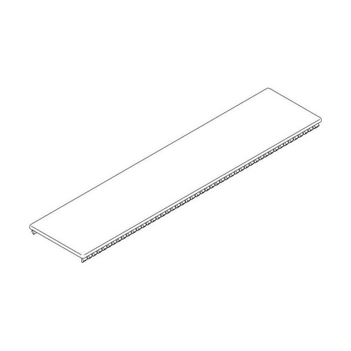Blanking-off plate ZA2 1000 mm grey