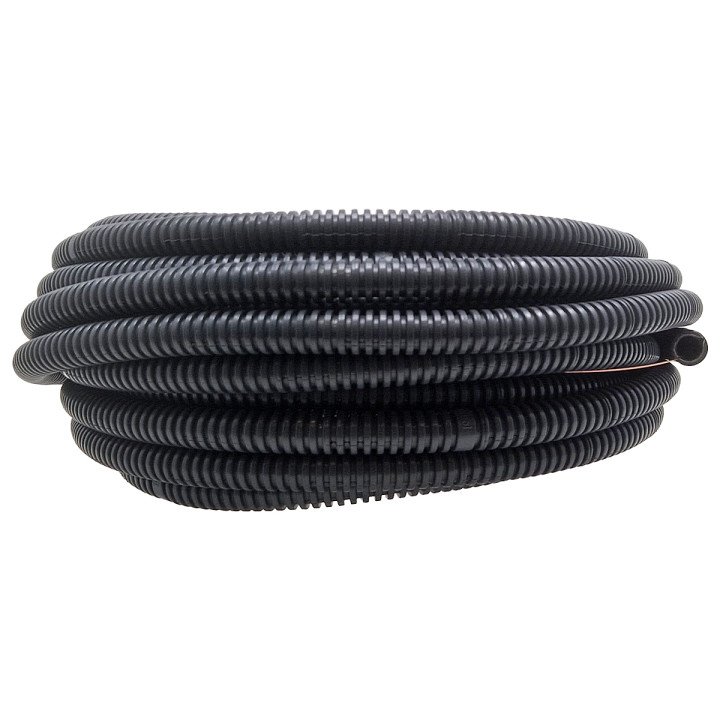 Flexible outdoor corrugated pipe with pilot 25mm/750N/50m