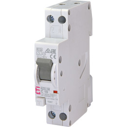 ETI KZS-1M 1P+N C10/0,03 kombinēts noplūdes automāts