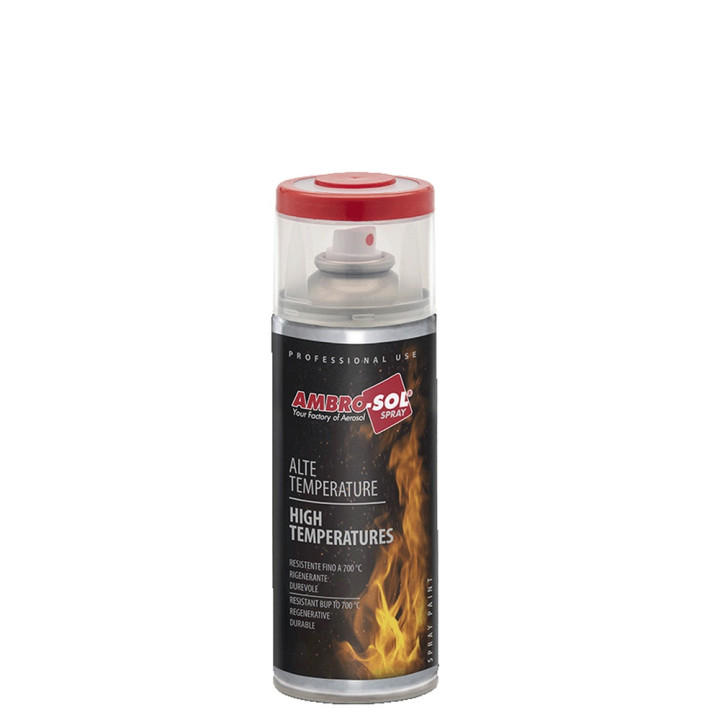 Термостойкая краска черная матовая 400 мл