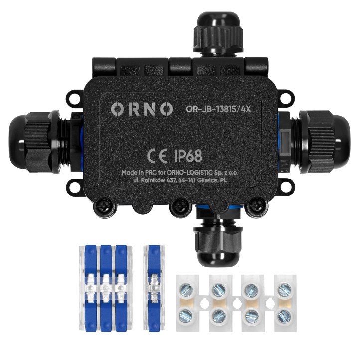 Orno клеммная коробка HD IP68, 0.75-4.0mm2, X-тип