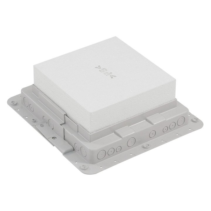 Underfloor box - for floor box 18 modules - plastic
