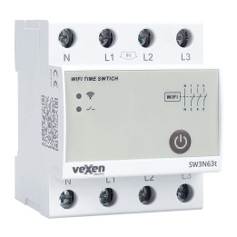 Модульный интеллектуальный выключатель с WiFi TUYA 3NO 63A AC230V