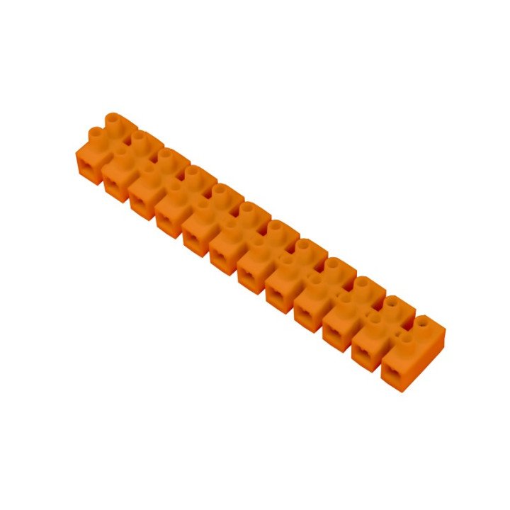 Terminal strip orange 12x25.0mm2