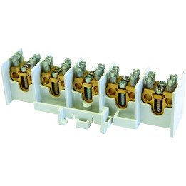 HLAK клеммный блок 25 A 5 полюсов 2×16 мм