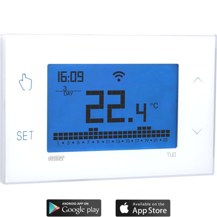 Tuo wifi battery chronotherm.touch whit