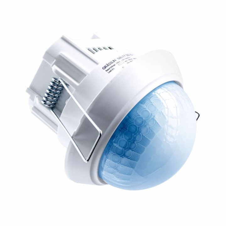 TALIS II P 360-20-1 presence detector, flush mounting, 360 degrees, 20m diameter, IP44, 2000W