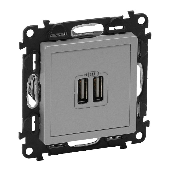 VALENA LIFE 2 USB LATURI A+A 2.4A 12 W ALU