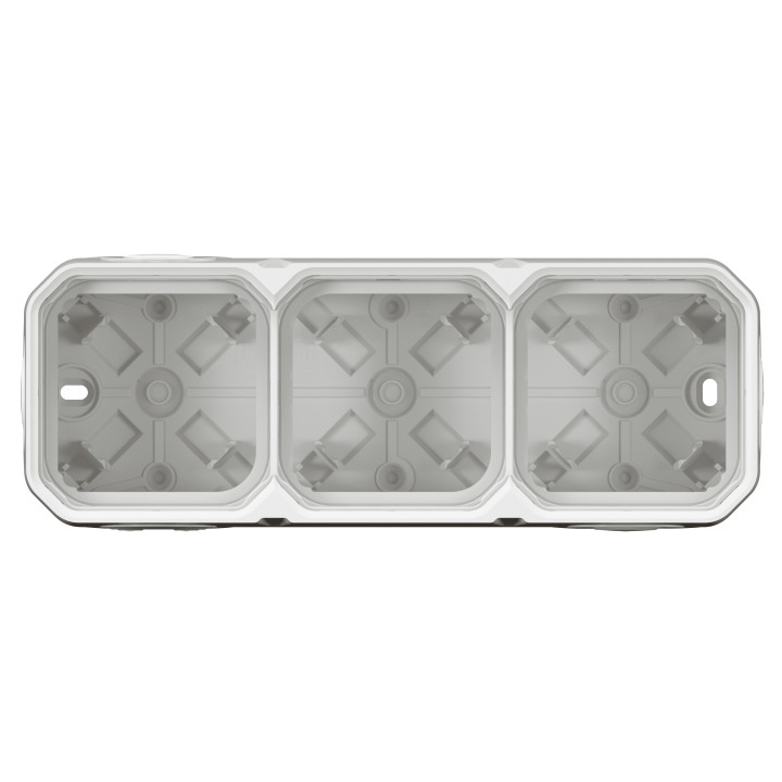 Legrand PLEXO коробка 3-местная белая
