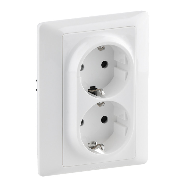Valena Life Schuko rozete balta 2-viet