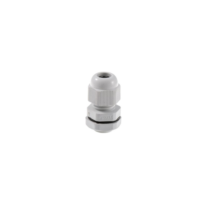 Kabelio riebokšlis pilkas M12/PVC