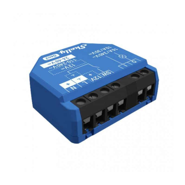 Shelly 1 Gen3 x2 Wi-Fi Bluetooth