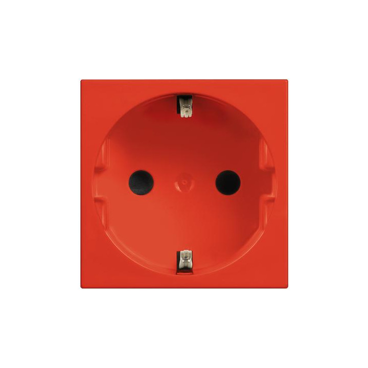 Bticino R4141R Classia rozete 2P+E sarkana