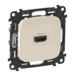 Ruuvityyppinen liitin HDMI 1.3 Valena Allure - norsunluu