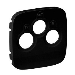 Valena Allure melns TV-R-SAT plate
