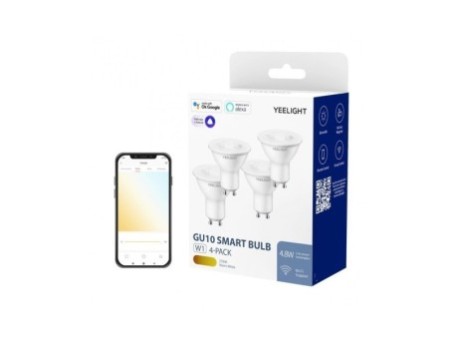 Yeelight Viedā LED spuldze WiFi Yeelight W1 GU10 5W Dimmer (4 pack) GU10