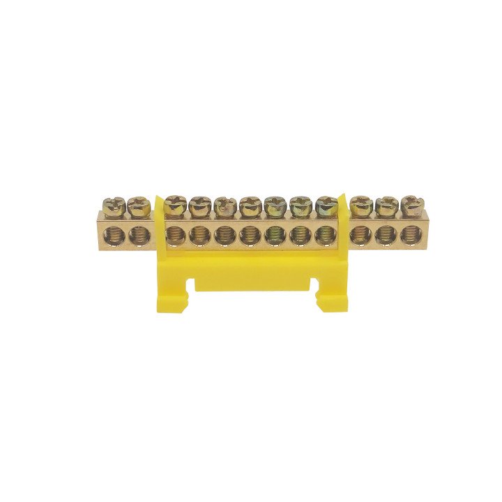 Earthing terminal orange PE DIN 12 pol.