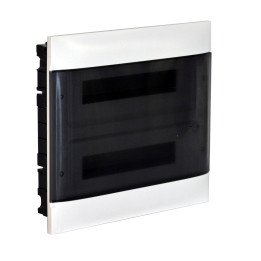 Legrand Practibox S 2x18 встроенный дымчатый PE+N IP40