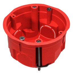 Reģipša nozarkārba 1-vietīga d68/45 sarkana