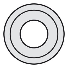 COVER PLATE XLR SOCKET- TITANE