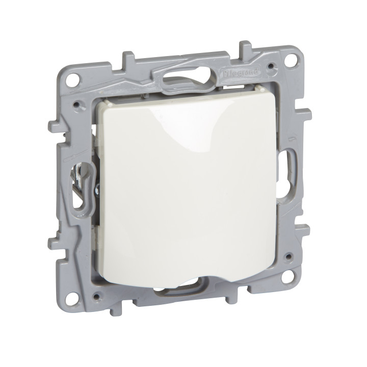 Cable outlet Niloe - for multi-gang installation - ivory