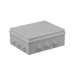 S-BOX 506 коробка надштукатурная IP65 с вводами, серая