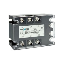 Cietvielu relejs 3NO 100A 80-250VAC