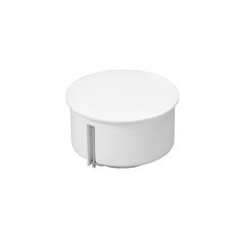 Junction box for gypsum d73/46mm with cover white PO70 650C