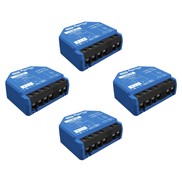 Shelly 1 Gen3 x4 Wi-Fi Bluetooth