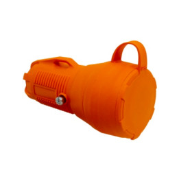 VEXEN PRO оранжевая резиновая розетка 2P+E 16A 250V IP54