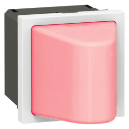 Bulkhead Mosaic - 230 V - 0.2 or 1 W - 2 modules - Red