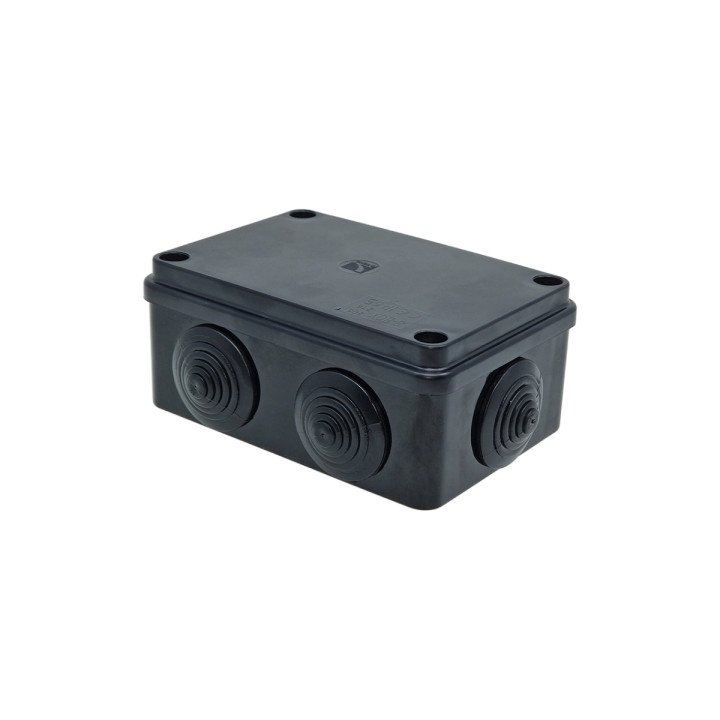 S-BOX nozarkārba IP65 120x80x50mm UV, melna
