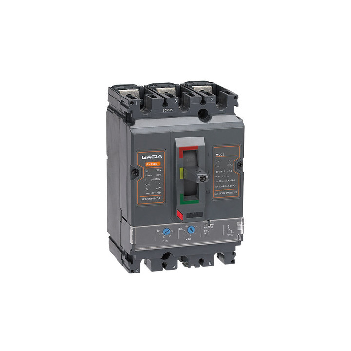 PN250 3P 250A thermomagnetic molded сase сircuit breaker
