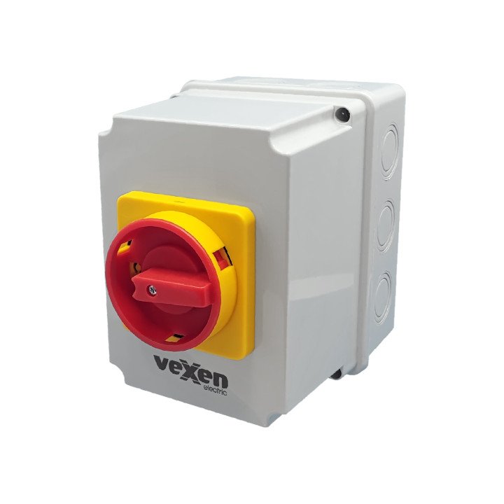 PN2RS6310LK emergency ON-OFF switch with padlocking 3P 63A IP55