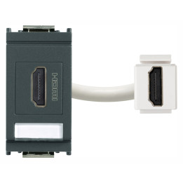 VIMAR HDMI 2.1b ligzda, pelēka