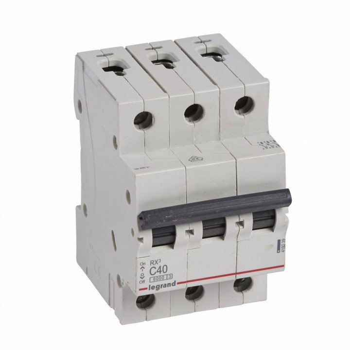 Автоматический выключатель Legrand RX3 3P 40A C