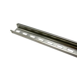 DR1501000 DIN mounting rail/perforated TH35X15 - 1m