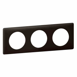 3 GANG PLATE BASALTE