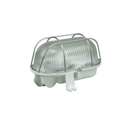 OWAL 60 valaisin metalliritilällä valkoinen E27 60W IP44