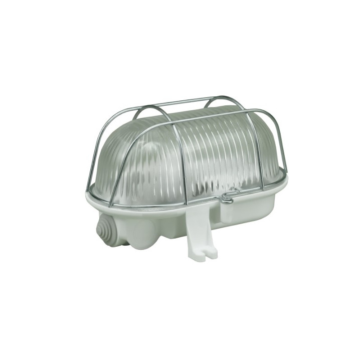 OWAL 60 valaisin metalliritilällä valkoinen E27 60W IP44