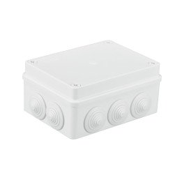 S-BOX коробка IP65 150x110x70mm с вводами, белая