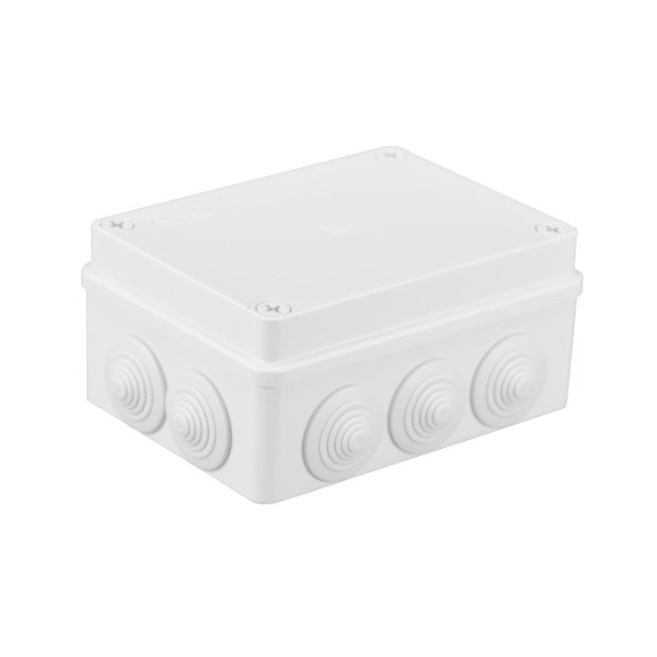 S-BOX box surface mounting IP65 150x110x70mm with glands white