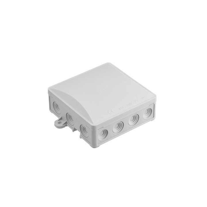 Junction box surface mounting IP54 90x 90x40mm grey