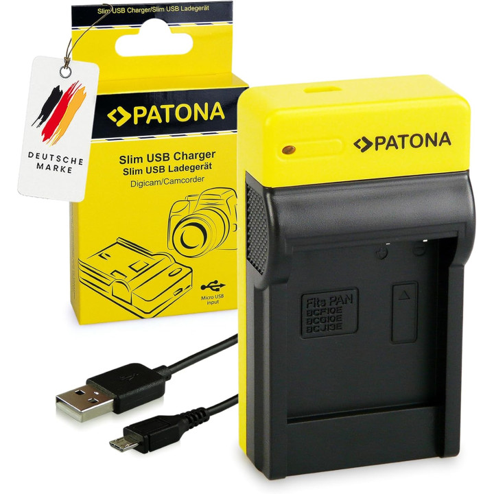 Laturi Foto Panasonic DMW-BLF19 slim, USB DMC-GH3